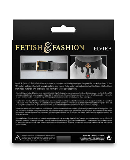 Fetish &amp; Fashion Elvira Collar - Black
