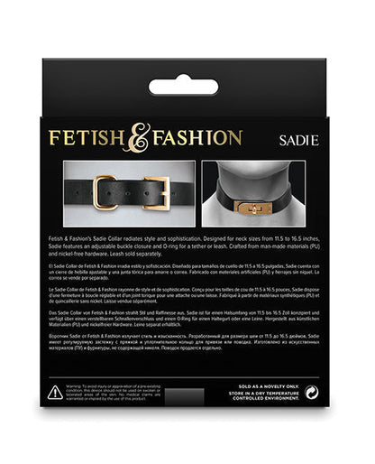Fetish &amp; Fashion Sadie Collar - Black