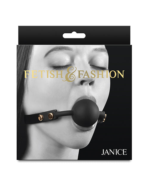 Fetish &amp; Fashion Janice Ball Gag - Black