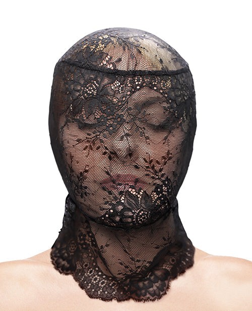 Fetish &amp; Fashion Lace Hood - Black
