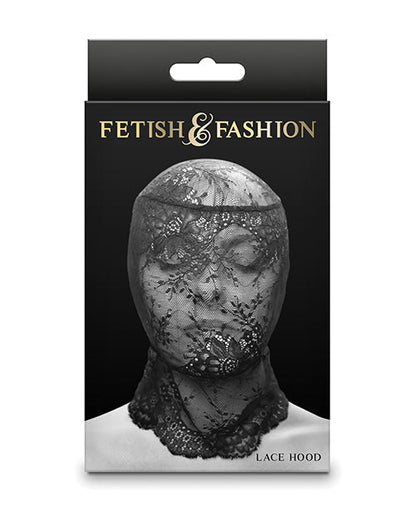 Fetish &amp; Fashion Lace Hood - Black