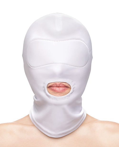 Fetish &amp; Fashion Mouth Hood - White