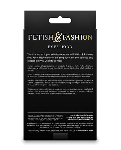 Fetish &amp; Fashion Eyes Hood - White