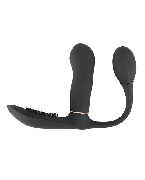 GoGasm Pussy &amp; Ass Vibrator - Black