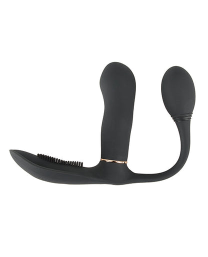 GoGasm Pussy &amp; Ass Vibrator - Black
