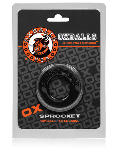 Oxballs Atomic Jock Sprocket Cockring - Black