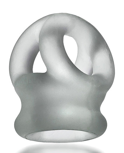Oxballs Tri Squeeze Cocksling &amp; Ballstretcher - Clear Ice