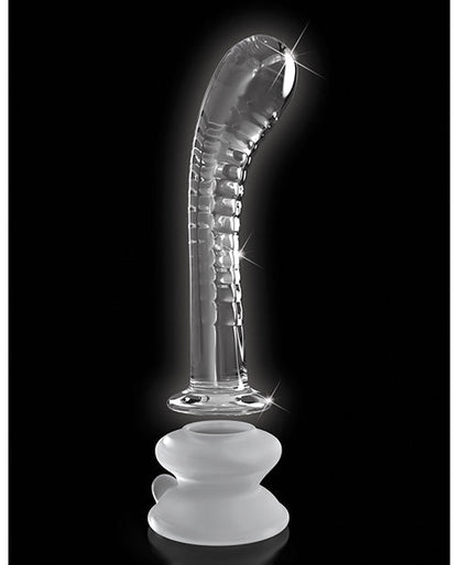Icicles No 88 Realistic Dildo | Clear Hand Blown Glass Dildo | G-Spot Massage Suction Cup Dildo