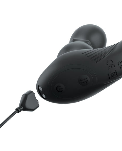 Anal Fantasy Elite Ass-Gasm Slide &amp; Glide P-Spot Stimulator - Black