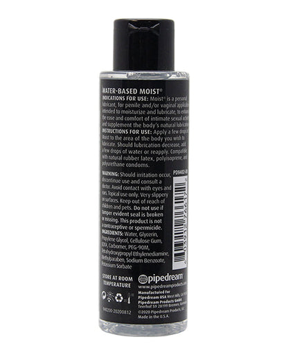 Moist Backdoor Formula Water-Based Personal Lubricant - 4.4oz