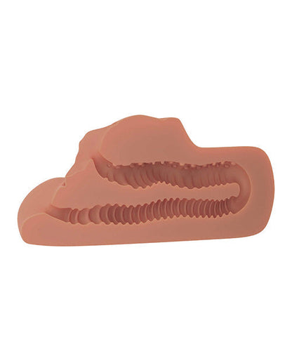 PDX Plus Perfect Pussy Double Stroker - Tan