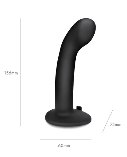 Pegasus 6" Rechargeable P-Spot G-Spot Peg w/Adjustable Harness &amp; Remote Set - Black