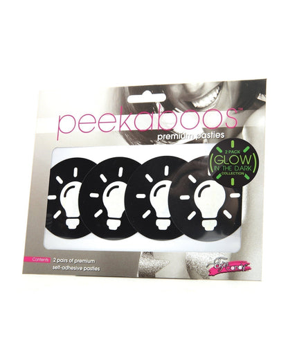 Peekaboos Glow in the Dark Light Bulb - Pack of 2