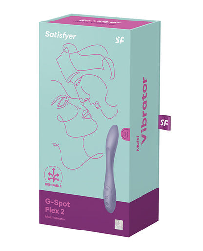 Satisfyer G Spot Vibrator | Flex 2 Rabbit Vibrator | Dark Violet Clit Vibrator | Best Vibrator for Women