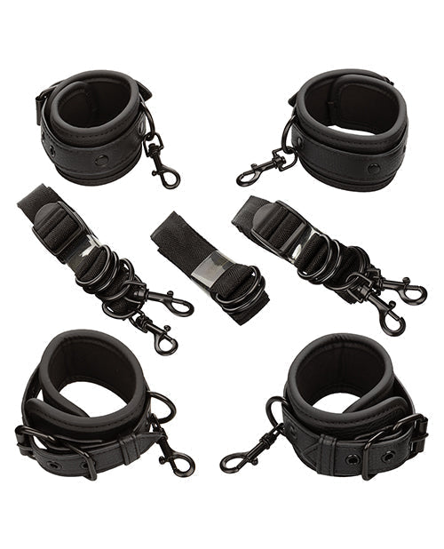 Nocturnal Collection Adjustable Bed Restraints - Black
