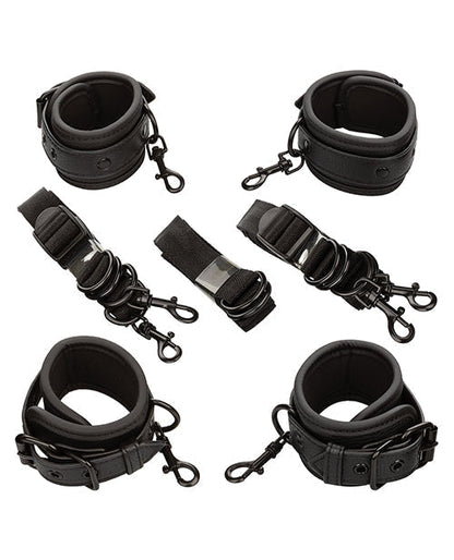 Nocturnal Collection Adjustable Bed Restraints - Black