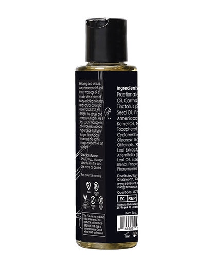 Sensuva Me &amp; You Massage Oil - 4.2 oz Berry Flirty