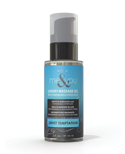Sensuva Me &amp; You Massage Oil - 2 oz Sweet Temptation
