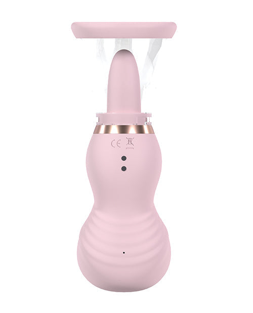 Shots Pumped Sensual Rechargeable Vulva &amp; Breast Pump - Pink