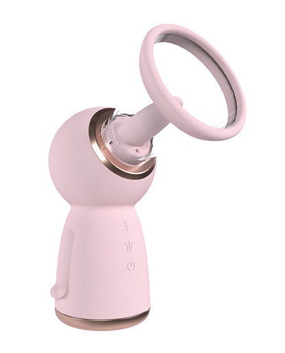 Shots Pumped Exquisite Rechargeable Vulva &amp; Breast Pump - Pink