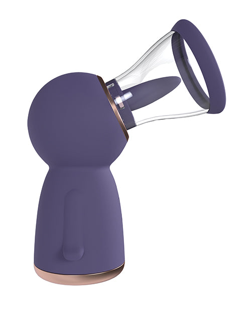 Shots Pumped Exquisite Rechargeable Vulva &amp; Breast Pump - Purple