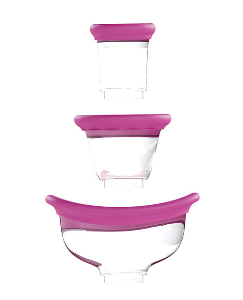 Shots Pumped Delightful Clitoral, Nipple &amp; Breast Pump - Pink