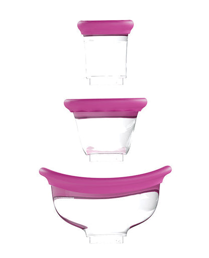 Shots Pumped Delightful Clitoral, Nipple &amp; Breast Pump - Pink