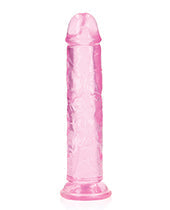 Shots RealRock Anal Dildo | Crystal Clear 7" Big Dildo | Straight Pink Dildo | Suction Cup Dildo