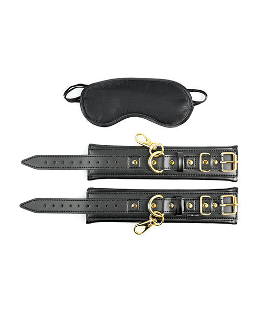 Sportsheets Cuffs &amp; Blindfold Set - Special Edition