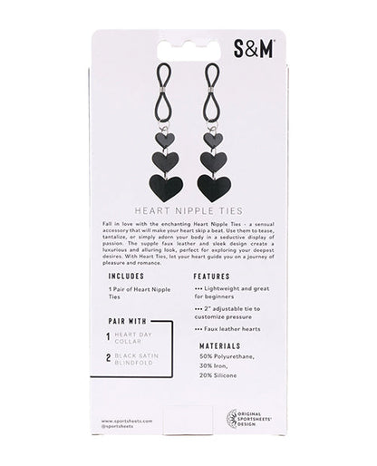 Sex &amp; Mischief Heart Nipple Ties