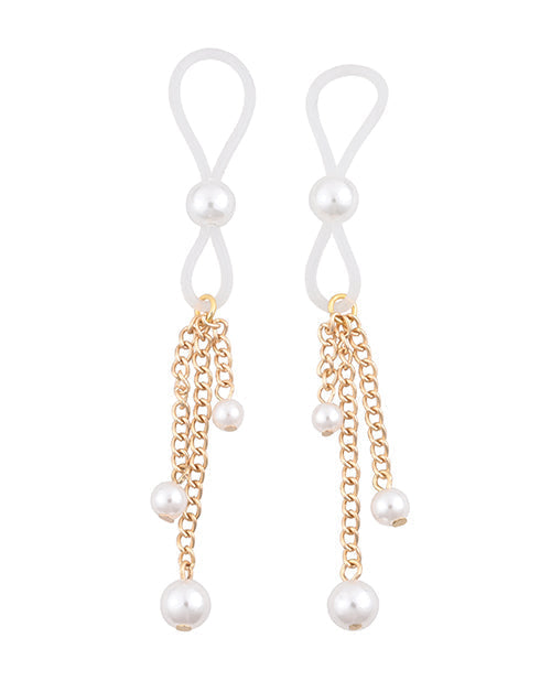 Sex &amp; Mischief Pearl Nipple Ties
