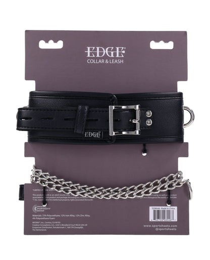 Edge Collar &amp; Leash - Black