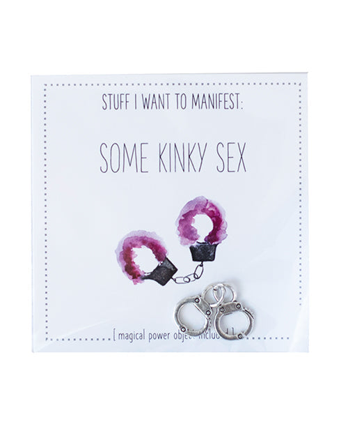 Warm Human Some Kinky Sex Mini Card &amp; Charm