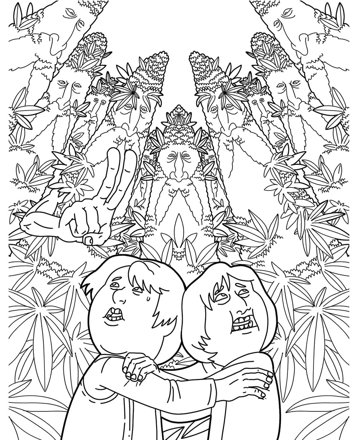 Wood Rocket The Lord of the Smoke Rings Coloring Book