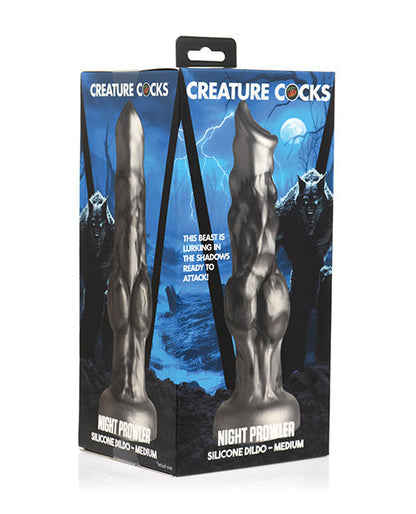 Creature Cocks Realistic Dildo | Night Prowler Silicone Big Dildo | Medium Suction Cup Dildo