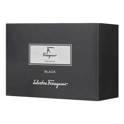 F Black By Salvatore Ferragamo For Men (3pc Gift Set)