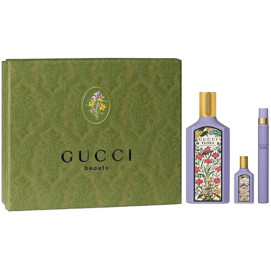 Flora Gorgeous Magnolia By Gucci For Women 3Pcs Set EDP Spray