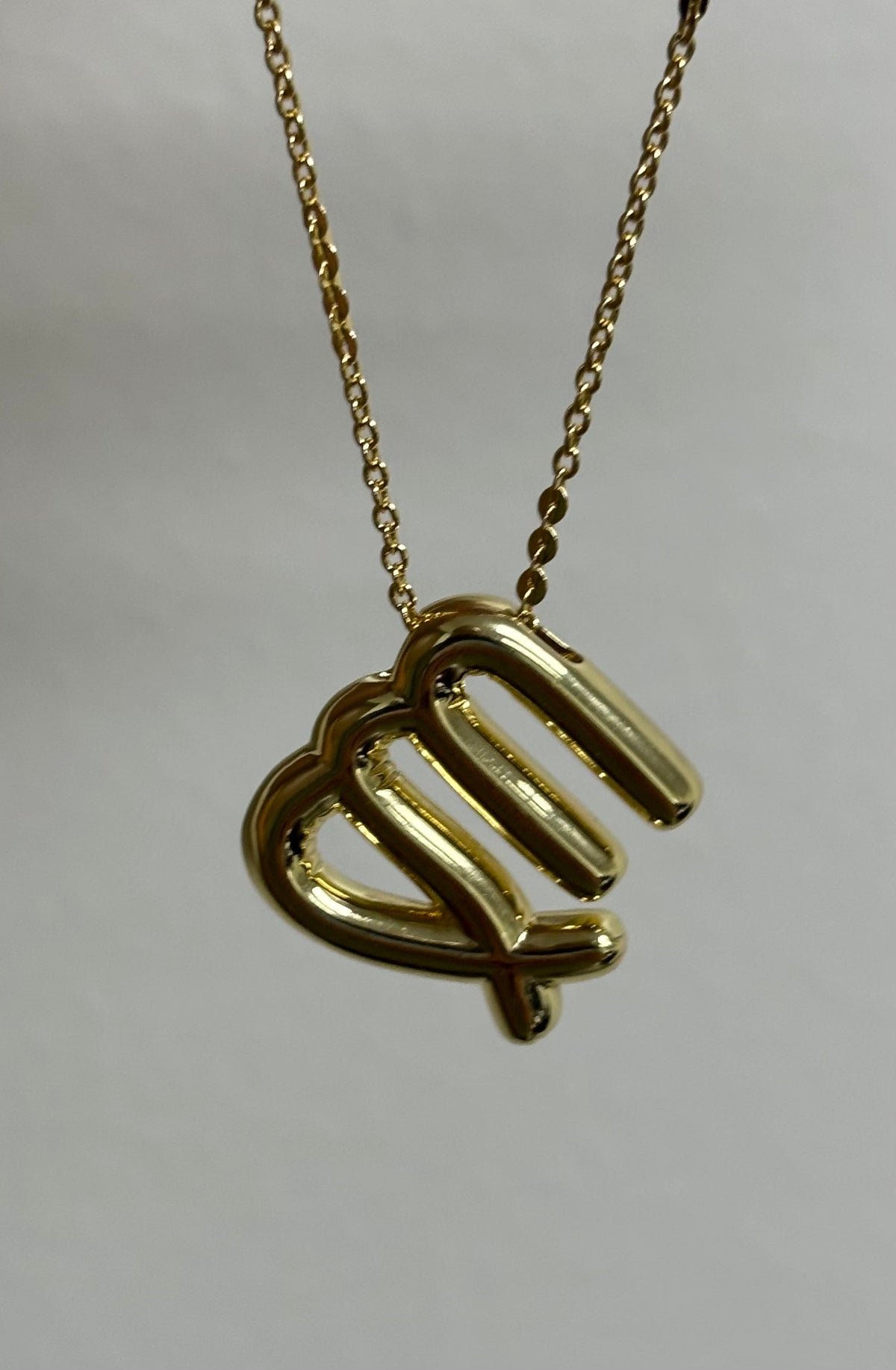 24K Gold Filled Chubby Balloon Zodiac Star Sign Pendant | A1295-A1300