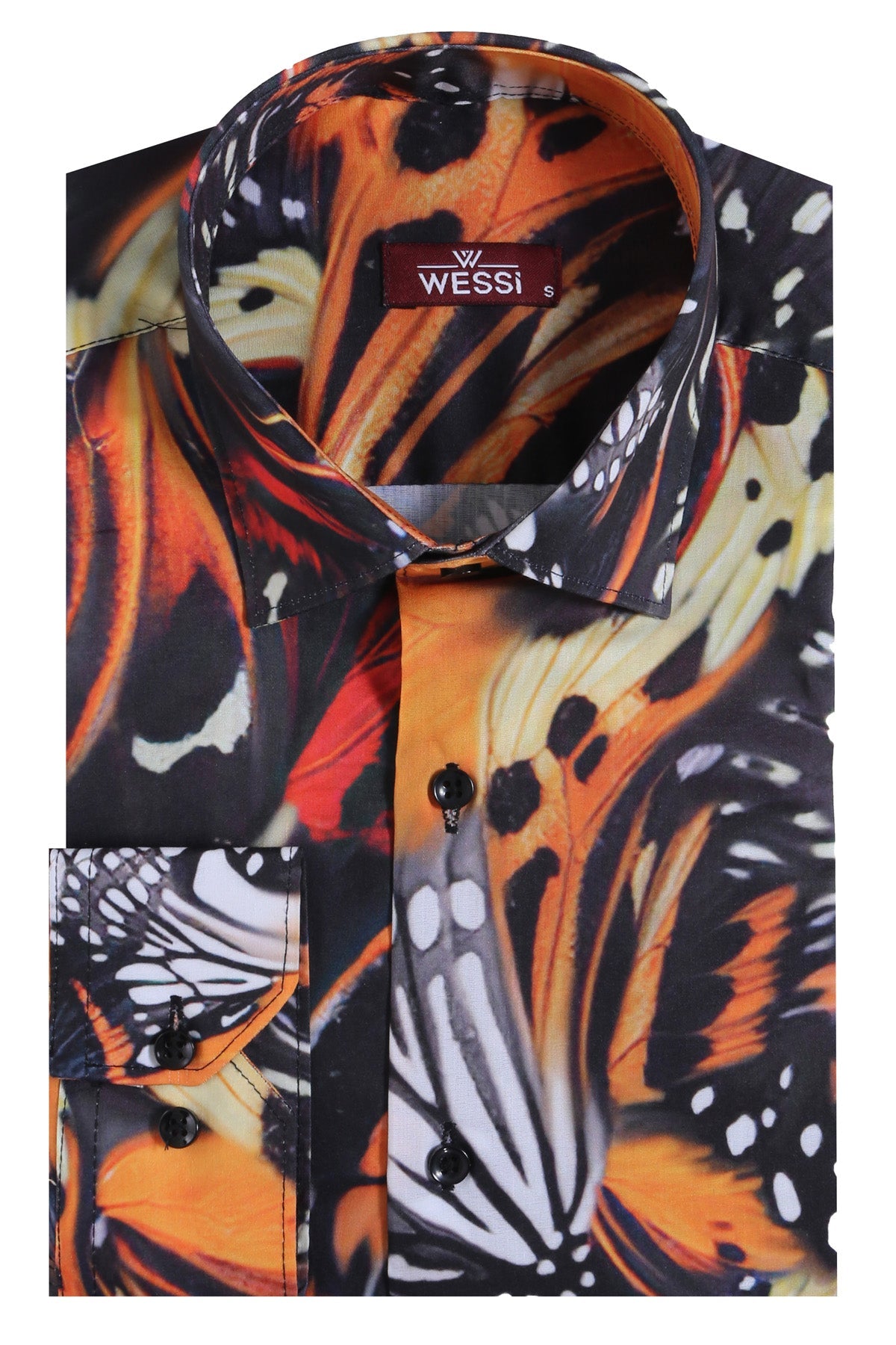 Animal Patterned Long Sleeves Multicolor Men&