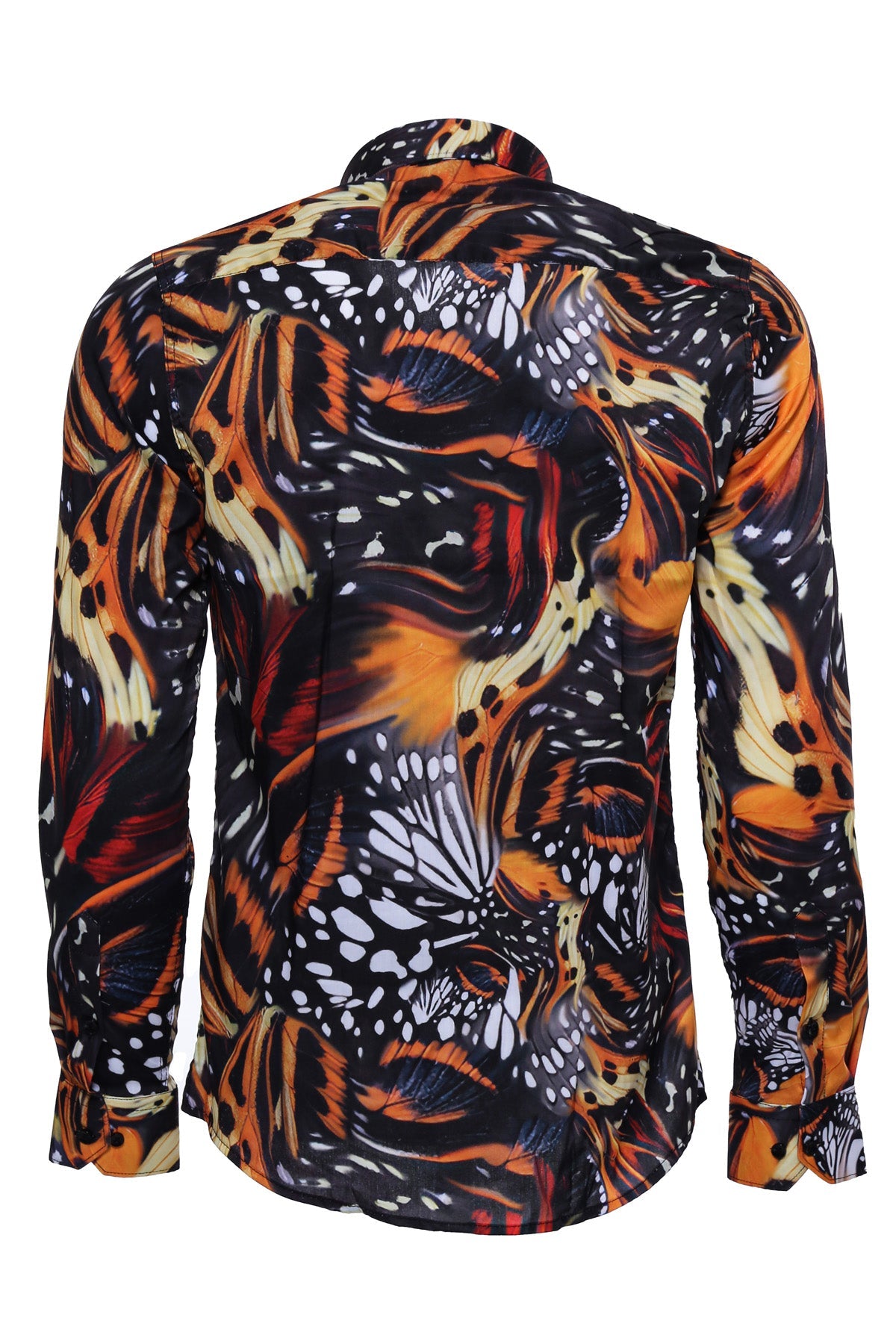 Animal Patterned Long Sleeves Multicolor Men&