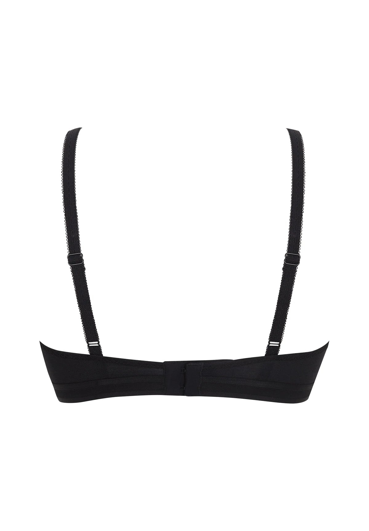 Gossard Glossies Black Sheer Molded Bralette
