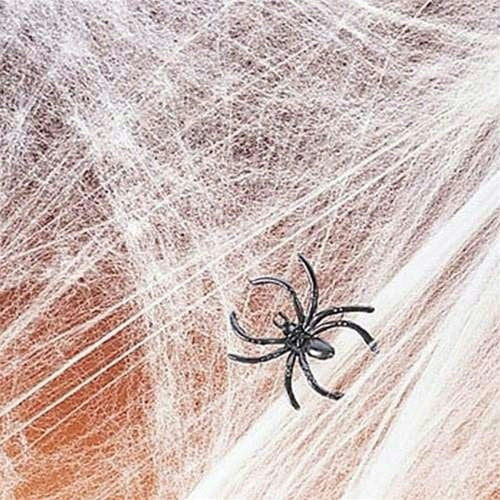 Giant Spider Webs - White 2oz Prop Decoration