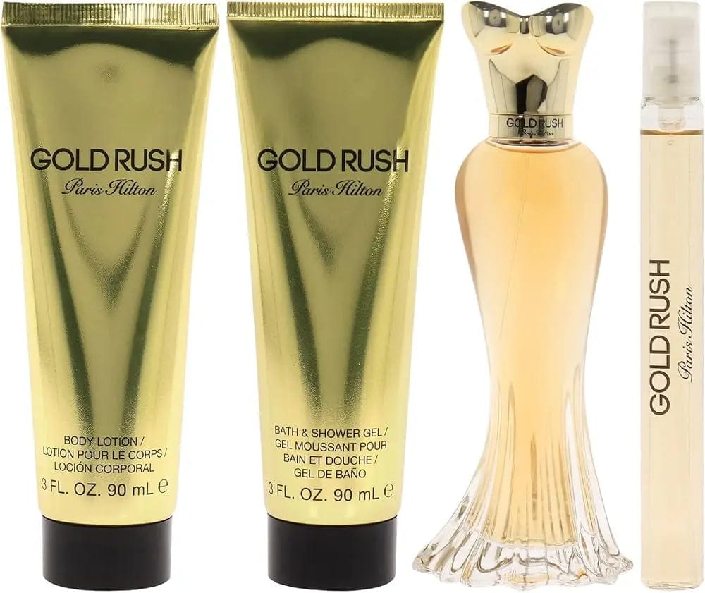 Gold Rush By Paris Hilton For Women (4Pc Gift Set)