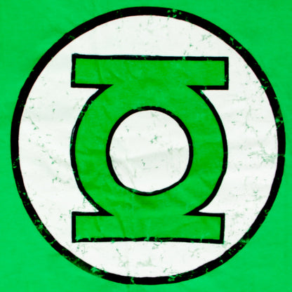 Green Lantern Logo Striped Sleeve Adult Unisex Halloween Cosplay T-shirt