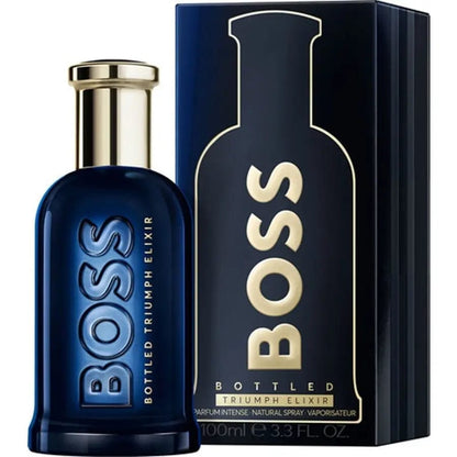 Bottled Triumph Elixir Intense By Hugo Boss For Men 3.3oz Parfum Spray