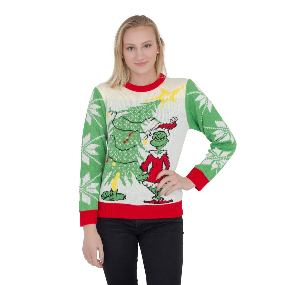 Grinch As Santa Ugly Christmas Sweater