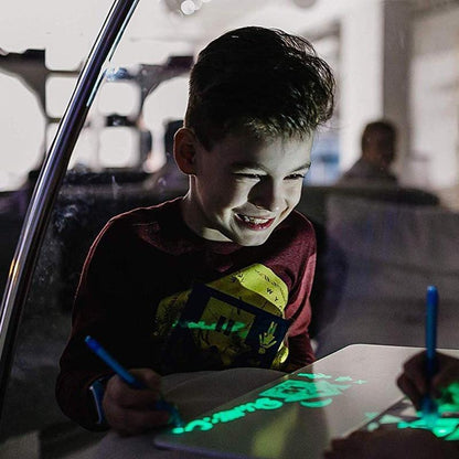 Draw With Light-Fun And Developing Drawing&amp;write Flip Board Kids Educational Toy Magic Drawing Lighting In Dark Gift For Child