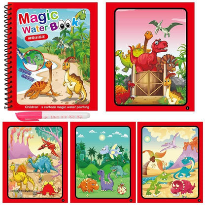 Early Education Montessori Painting Drawing Board For Kids Toys Coloring Book Doodle &amp; Magic Pen Magic Water Drawing Book