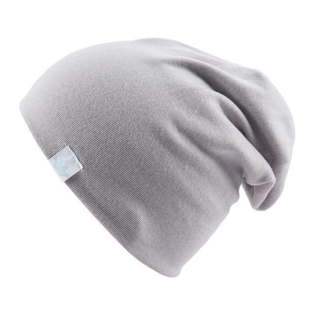Cute Solid Knitted Cotton Hats Cap for Newborn Baby Autumn Winter Warm Style Caps for Boys