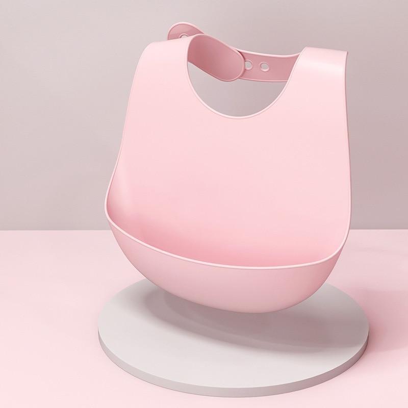 Adjustable Oil-proof  Food Grade Silicone Drool bib Soft And Comfortable Saliva Towel Lunch Baby Bib For Babies and Kids